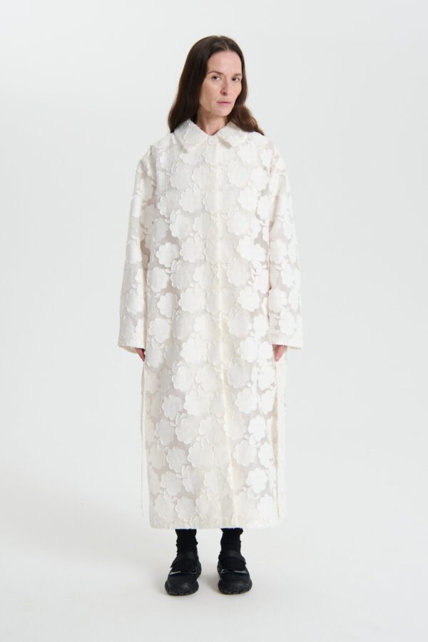 Calista Coat Moonwhite