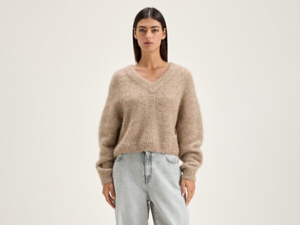 Selin Knit Pale Grey