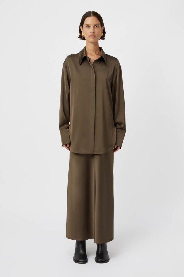 Yamila Shirt Dark Chocolate