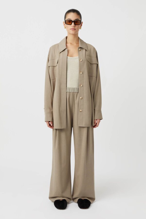 Evangeline Shirt Pale Grey