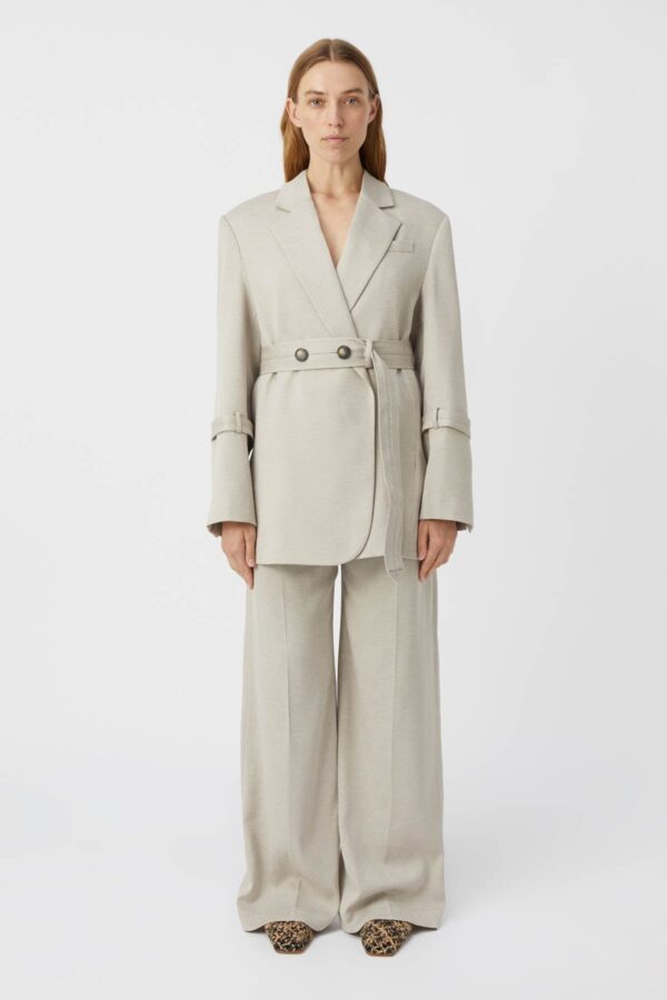 Twyla Blazer Pale Grey