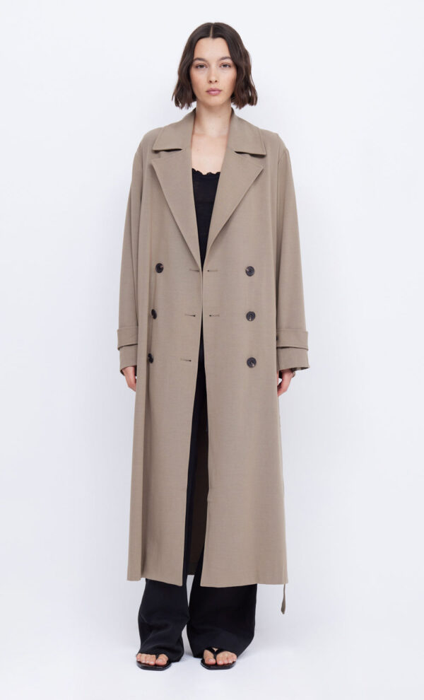 Casiane Trench Taupe