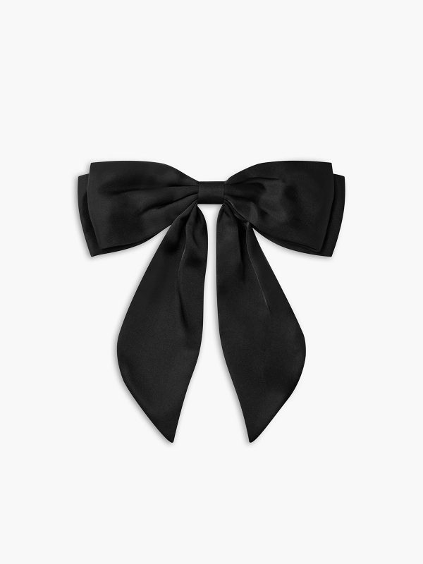 Satin Three-Dimensional Bow Hair Claw